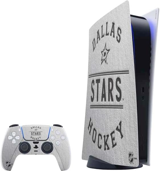 Skinit Decal Gaming Skin Compatible with PS5 Digital Edition Bundle - Officially Licensed NHL Dallas Stars Jersey Design