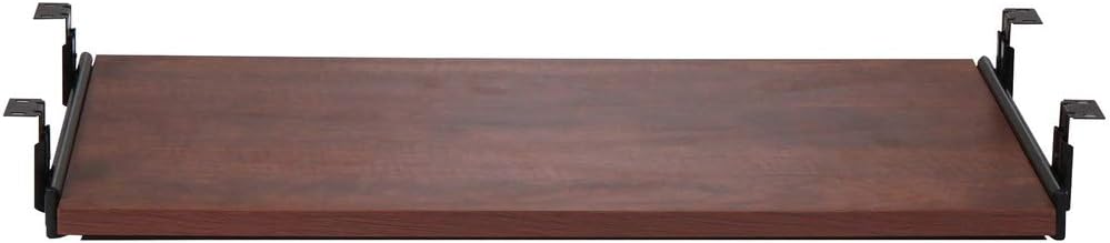 Lorell 87526 Cherry Keyboard Tray 26in Ergonomic Under-Desk Slide Platform