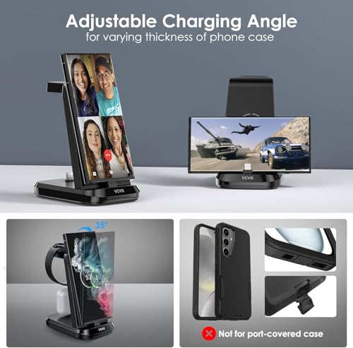 Vcvs HH0036U-120300-AU 36W Usb C Super Fast Charging Station For Samsung Phones Watches Earbuds thumb #3
