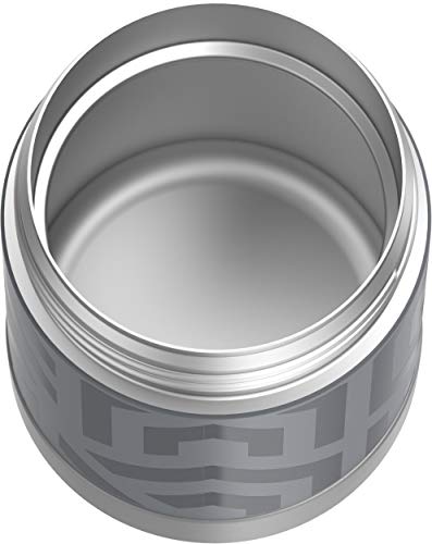 Image of Thermos Funtainer 10 Ounce Food Jar, Grey and Aqua Waves