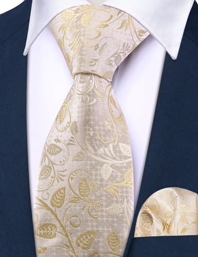 Image of Barry.Wang Boys Ties School Pre-Tied Kids Necktie Handkerchief Clip Set Uniforms Child Ties for 8-14 Years Wedding Party
