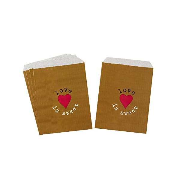 Neviti Just My Type Sweetie - Bolsas de papel para manualidades (23 x 13 x 0,2 cm)