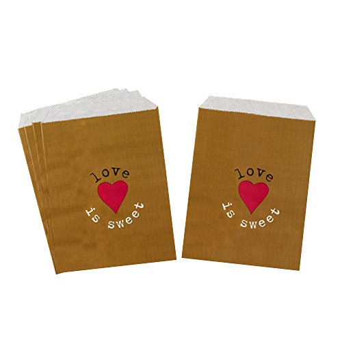 Neviti Just My Type Sweetie Bolsas, Papel, Papel Kraft, 23 x 13 x 0,2 cm