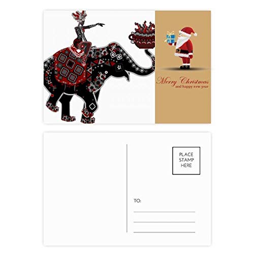 Cartes postales de Père Noël pour décorer vos tables de réveillon lot de 20