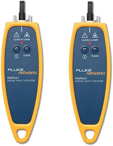 Fluke VISIFAULT Networks Visual Fault Locator with 2.5mm Universal Adapter, Fiber Tester (Pack of 2)