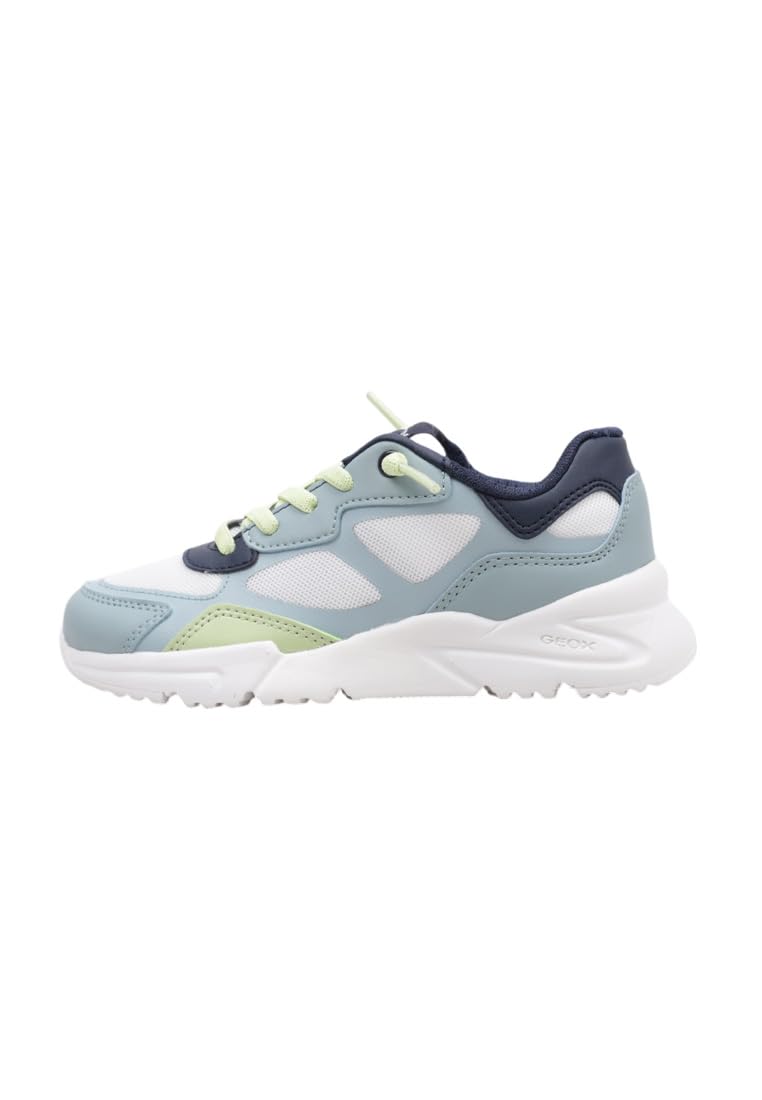 Geox Boys Multicolor White Kids Trainers