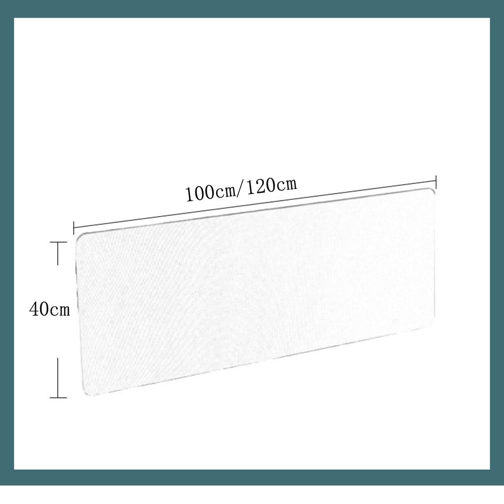 Bei - Pannello privacy per ufficio, 120 x 40 cm, insonorizzato, divisorio da scrivania per una maggiore privacy, perfetto per studenti e impiegati, ideale per i momenti di riposo