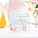 Brikabia 21st Birthday Gift for Her - Unique Acrylic Keepsake for Daughter, Sister, Niece - Decoration Idea for 21 Year Old Women