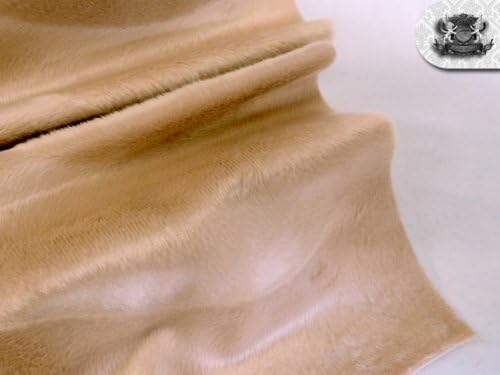 Miniatura 4 de Velboa Wave Camel FauxFake Fur Fabric by The Yard