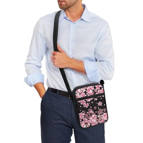 Suobstales Messenger Bag for Men Women Canvas Purse Crossbody Shoulder Bag Casual Sling Pack for Work Business Sport Travel3