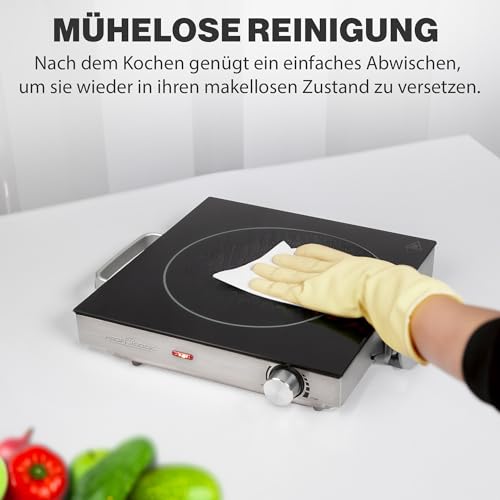 Infrarot-Einzelkochplatte von ProfiCook für effizientes Kochen