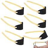 JFangZHZH Élastique Fronde,6 pièces Bandes de Rechange en Latex Naturel Haute Performance pour Lance-Pierre et Slingshot,Élastiques Puissants et Durables pour la Chasse,Tir et Sport en Plein Air