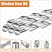 Tondiamo 5 Pcs Drywall Bit 1/4 Inch HSS Drywall Rotary Tool Spiral Saw Tip Cutting Bits Double Sided Head Tools for Cutouts Outlets Window Opening