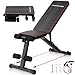 JUPPLIES Banco de Musculación Plegable con...