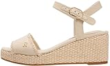 Tommy Hilfiger Alpargatas de cuña Tejida Media con Flecos para Mujer, FW0FW09470, Beige (Beige clásico), 6