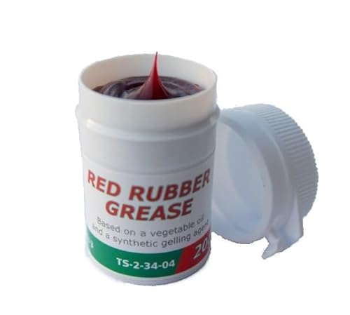 Rot Gummi Fett für Bremssattel Kolben Replica Dichtungen und Stiefel Fluid Rebuild Superb 20 ml