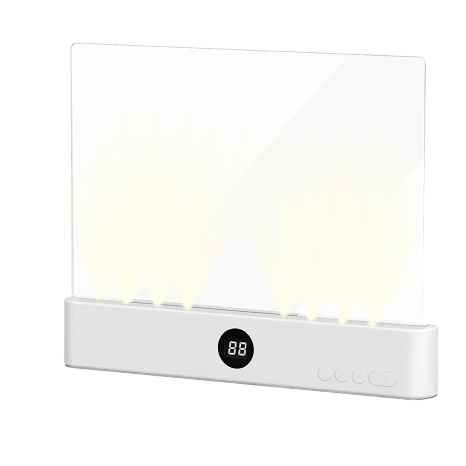 Lampada Da Lettura Portatile LED – Pannello Ultra Sottile, 3 Colori, Timer E Ricarica USB, Batteria 1200 MAh