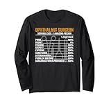 Nährwertangaben für Augenchirurgen Männer Frauen Langarmshirt