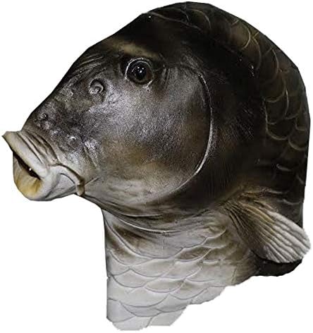 Realistic Fish Mask Animal Head Latex Mask Face Disguise Halloween Costume