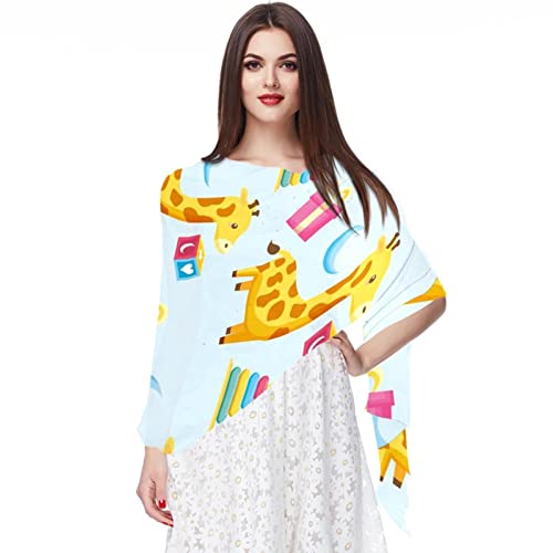 Foulard en mousseline de soie chat et lune cadeau idéal pour femme