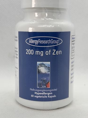 Allergy Research Group 200 mg of Zen (Theanin & GABA) 60 veg. Kapseln