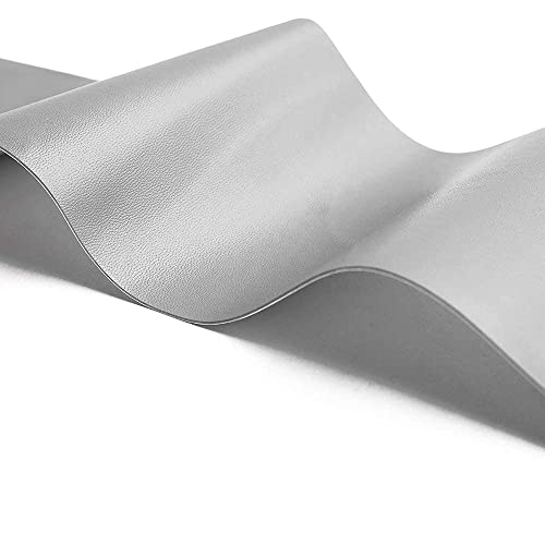 Image of Leather Repair Patch Tape Light Gray 3 x 60 inch Self Adhesive Leather Repair Tape for Furniture, Car Seats, Couch, Sofa, Office Chair, Vinyl Repair Kit