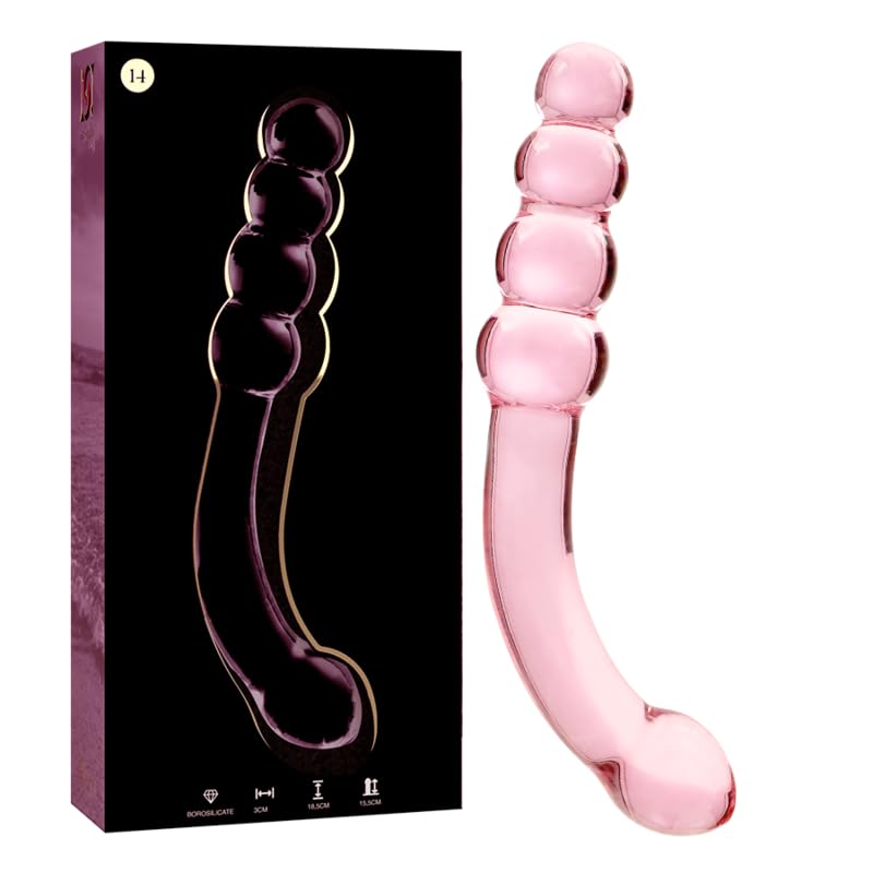 NEBULA SERIES BY IBIZA - Model 14 Dildo Borosilicate Glass 18.5 X 3 CM Pink