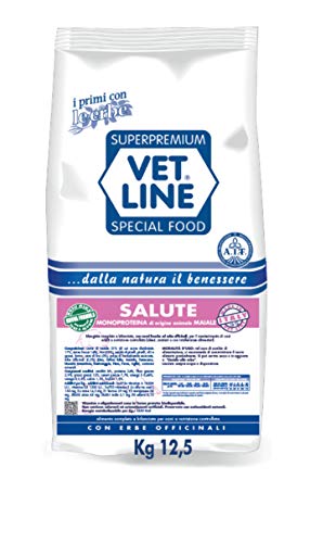 Vet Line Salute Monoproteina di Origine Animale Maiale, 12.5 kg