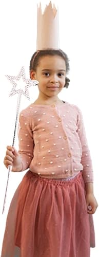 Miniatura 7 de Varita de ángel de estrella de 13 pulgadas varita de princesa de hadas plateada