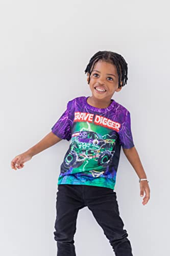 Monster Jam Matching Family T-Shirt Toddler to Adult Grave Digger El Toro Loco Megalodon3
