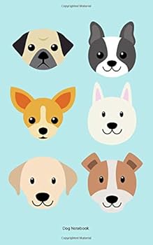 Paperback Dog Notebook: College Ruled Writer's Notebook for School, the Office, or Home! (5 x 8 inches, 78 pages) Book