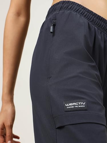 Image of TECHNOSPORT Women's Athletic Fit Mid Rise Track Pant