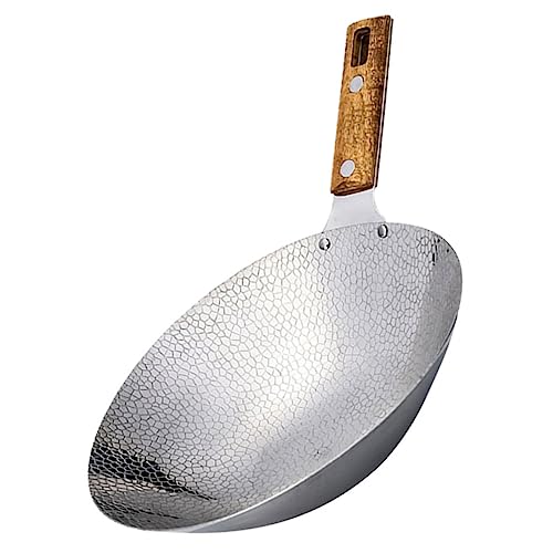 Wok de acero inoxidable Garneck para cocinar en casa miniatura 1