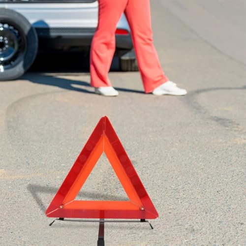 Triangle de sécurité routière réfléchissant Ipetboom pour panne et signalisation d'urgence auto