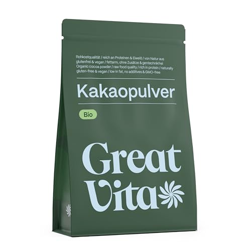 GreatVita Biologisch cacaopoeder, 800 g