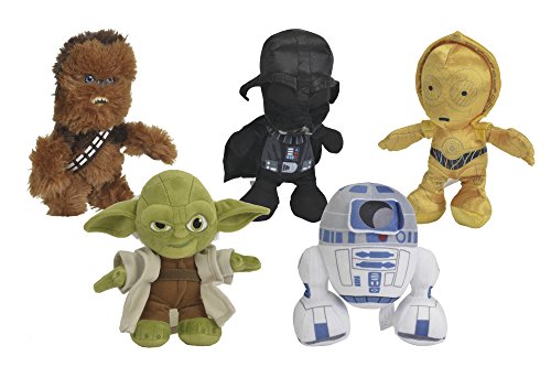 Doudou Peluche Star Wars C 3po Droide Robot Or Disney - vue 2