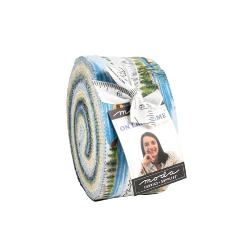 Deb Strain On Lake Time Jelly Roll 40 2.5-inch Strips Moda Fabrics 56120JR