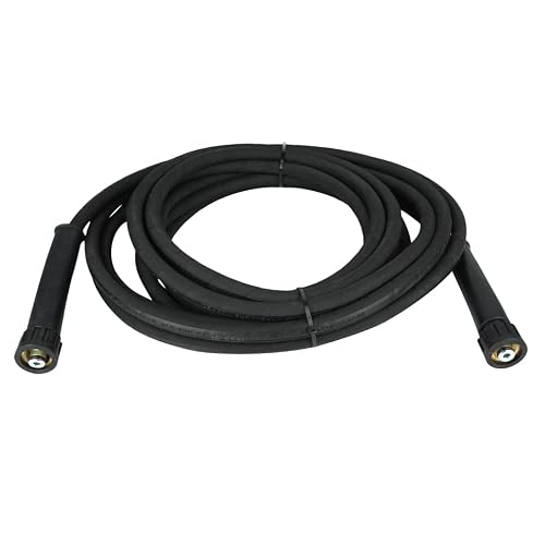 Profi Hochdruckschlauch | für Kärcher Kränzle Hochdruckreiniger | bis 400 bar | DN 10 | robust und flexibel | M22x1,5 IG x M22x1,5 IG | Schlauch (10 Meter)