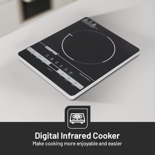 Geepas 2000 KW Digital Infrared Cooker with Touch Control| Model No — عرض 4