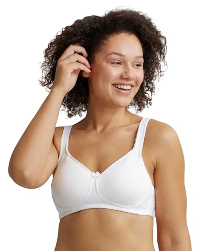 Image of Jockey ES24 Plus Size Bra | Wirefree | Non Padded | Full Coverage with Plush Lining Cup| Super Combed Cotton Elastane Fabric