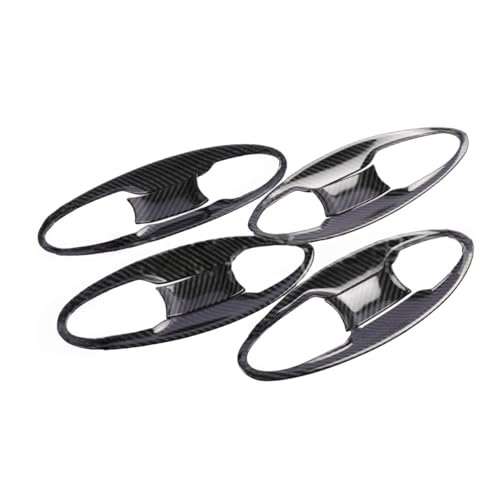 Fibre de carbone cache-loquet premium pour poignées de porte de voiture 2014-2020