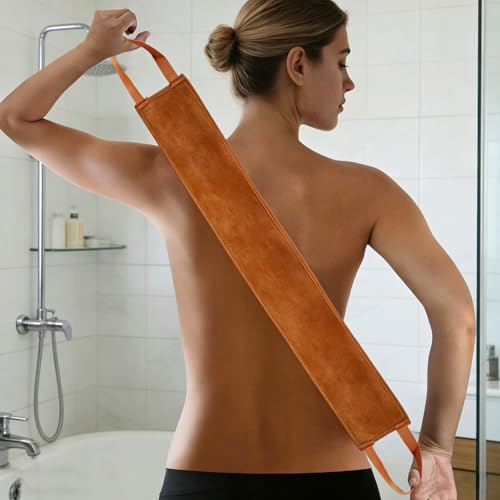Image of FUNAN Self Tanning Applicator Kit with Tanning Glove for Self Tan Mitt, Back Lotion Applicator, Mini Mitt and Ultra Soft Self Tanner Brush Bamboo Kabuki Brush, Brown