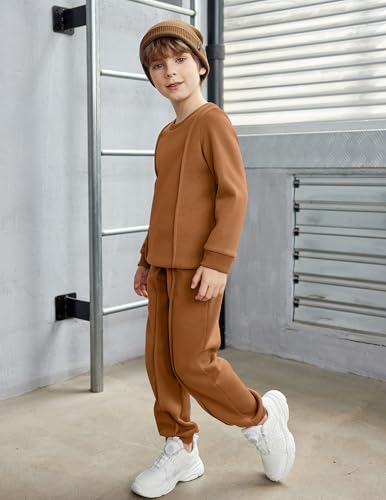Image of Toddler Boys boys sets ,Long Sleeve Fleece Fall Winter boys sweatsuit