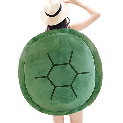 Luckxing Almohada caparazón Tortuga,Almohada Gigante Concha Tortuga Peluche para Adultos | Cojín y Acogedor Concha Tortuga, Divertido y único Regalo Felpa