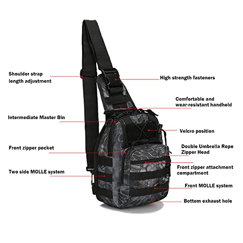 Mochila táctica eBigValue Sling Bag pequeña miniatura 2