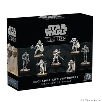Atomic Mass Games | Star Wars Legión: Escuadra Antidisturbios | Expansión de Miniaturas | A Partir de 14 Años | para 2 Jugadores | 1-2 Horas por Partida | Español | Ya disponible en tu tienda friki favorita! En mundofriki.es!