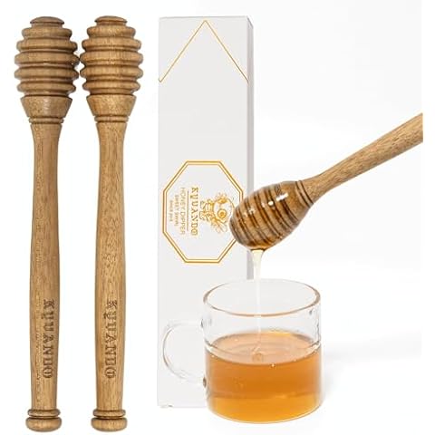 KYVANDO Brazilian Cherry Wood Honey Dipper Cover