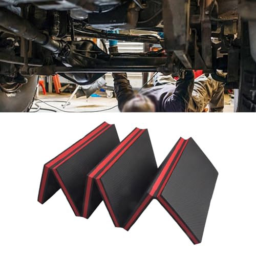 Alfombrilla de reparación de coche plegable de espuma EVA negra para taller 8