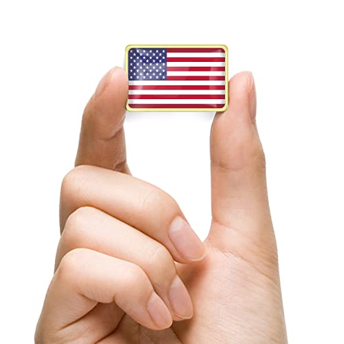 Image of 50 /100 /200 /300Pcs American Flag Lapel Pins Bulk Metal