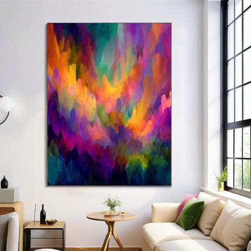 Cuadro sobre lienzo de grafiti moderno que llena de color y diseño tu dormitorio